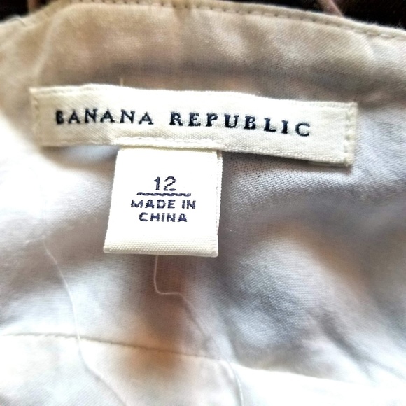 Banana Republic Green and White Halter Dress - Picture 3 of 4